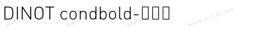 DINOT condbold字体转换